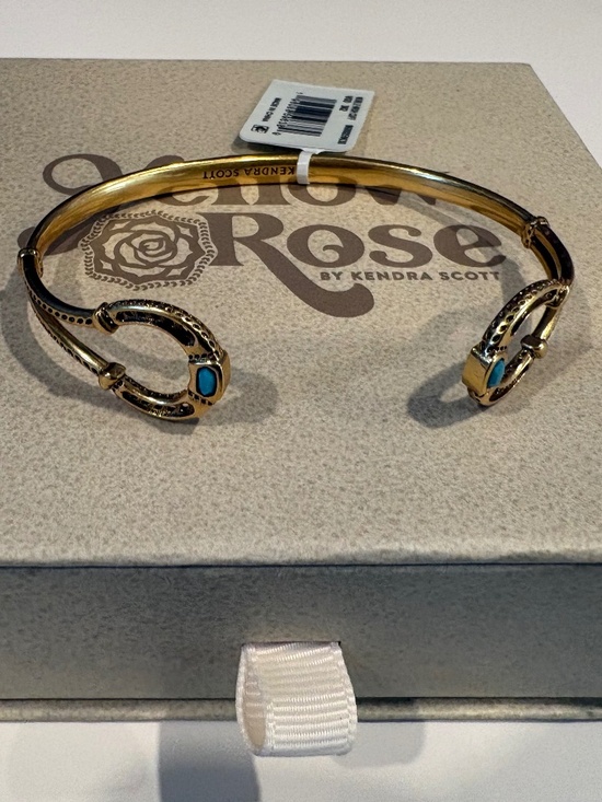 Kendra Scott Jewelry - Brand New Noble Vintage Gold Horseshoe Cuff Bracelet